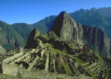 View of Machu Picchu ruins from the guard-house