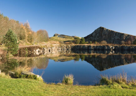 Cawfields Quarry from Hadrian's Wall Path